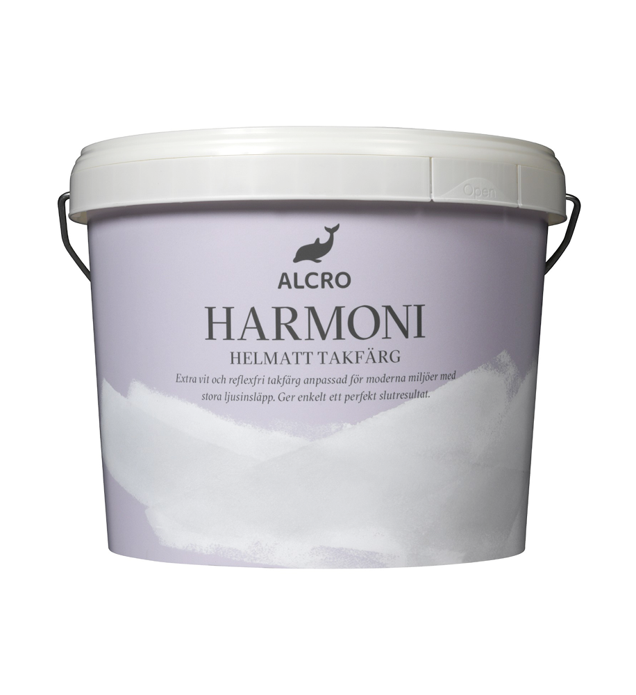 Alcro AD Harmoni Takfärg - 10,0 liter emb. Ljusa kulörer
