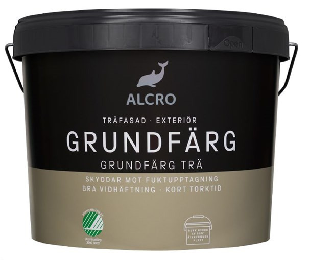 Alcro Grundfärg Utomhus Vit - 1,0 liter emb.